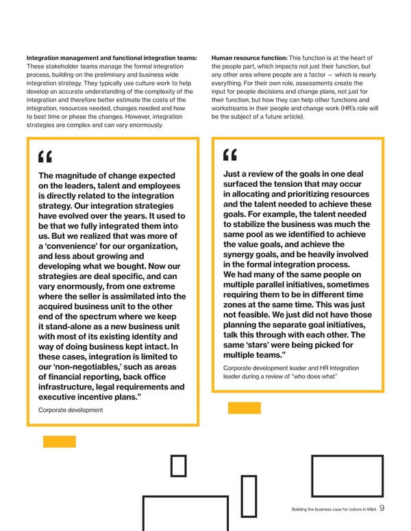 Building the Business Case for Culture in M&A - Page 10