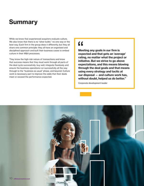 Building the Business Case for Culture in M&A - Page 11