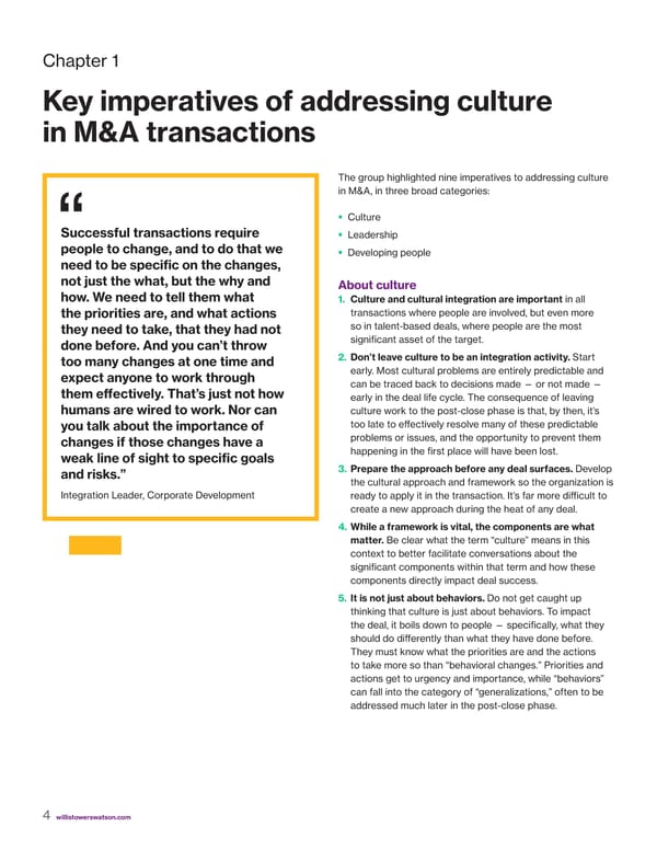 How Advanced Acquirers Approach Culture in M&A - Page 5
