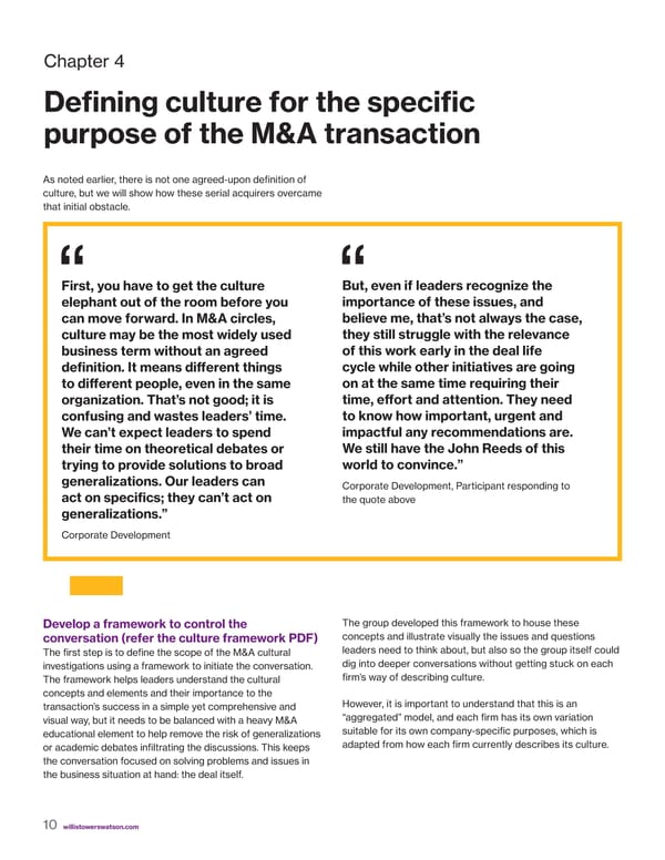 How Advanced Acquirers Approach Culture in M&A - Page 11